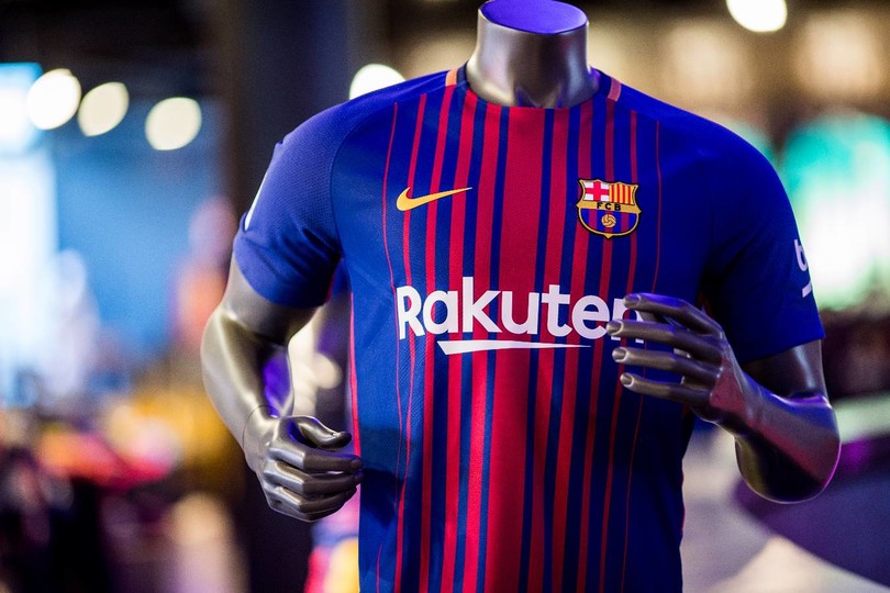 FC Barcelona shirtsponsor Rakuten