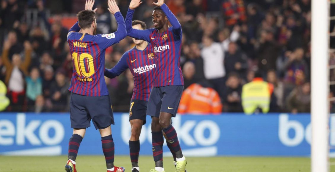 Dembélé en Messi