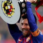 Kampioen Messi FC Barcelona