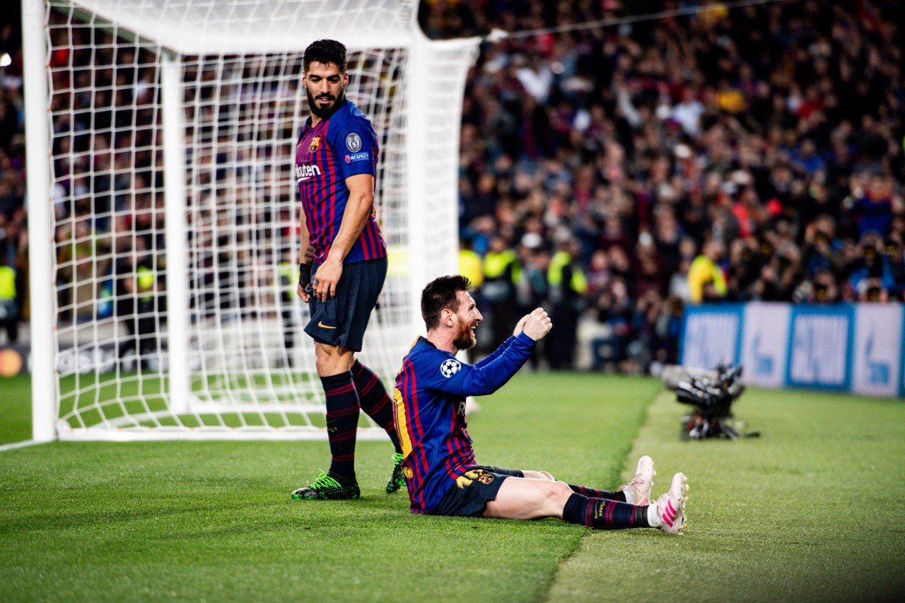 Messi's doelpunt tegen Liverpool