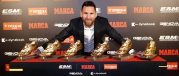 Lionel Messi zesde Gouden Schoen