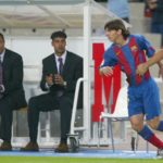 Debuut Lionel Messi bij FC Barcelona
