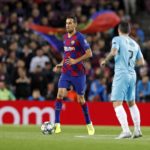 Sergio Busquets tegen Slavia Praag