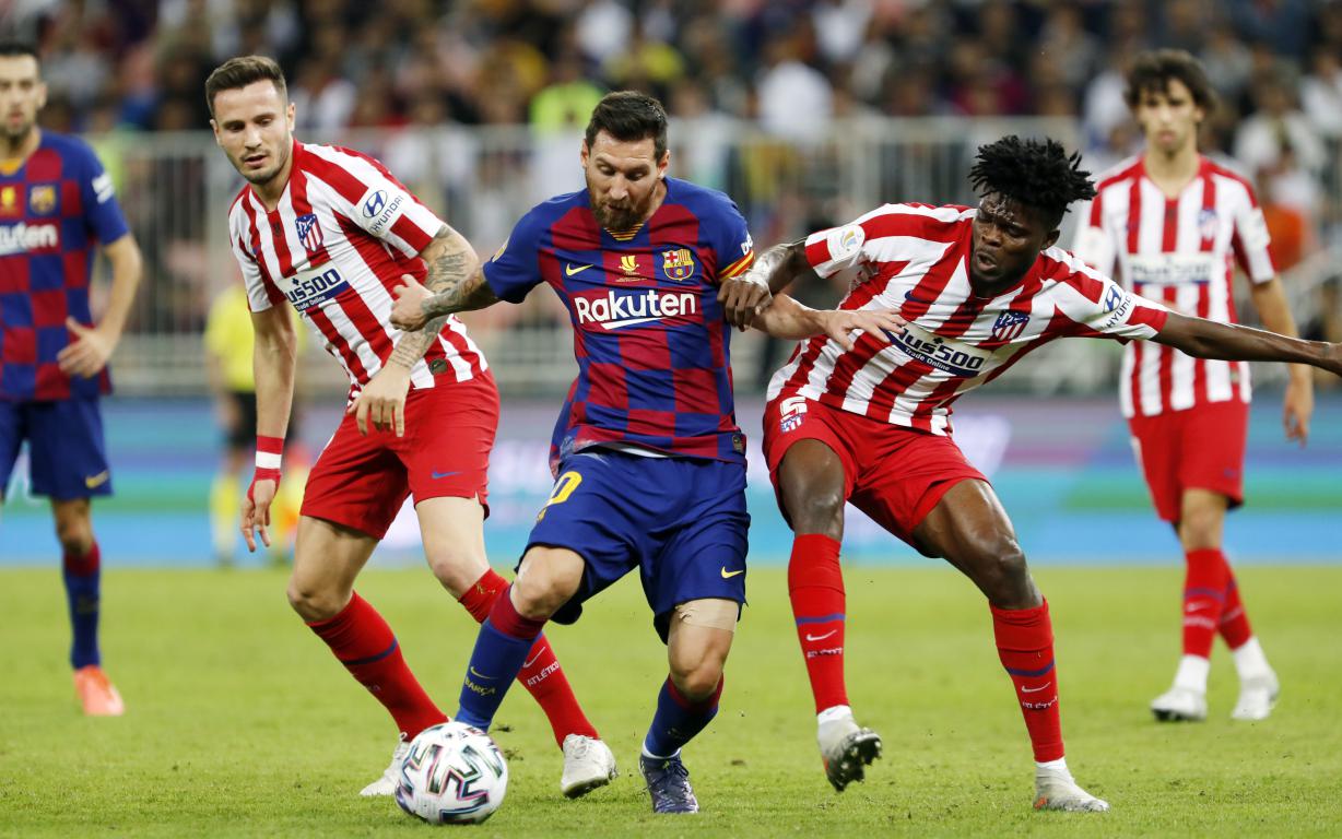 Messi tegen Atletico Madrid in de Spaanse Supercup
