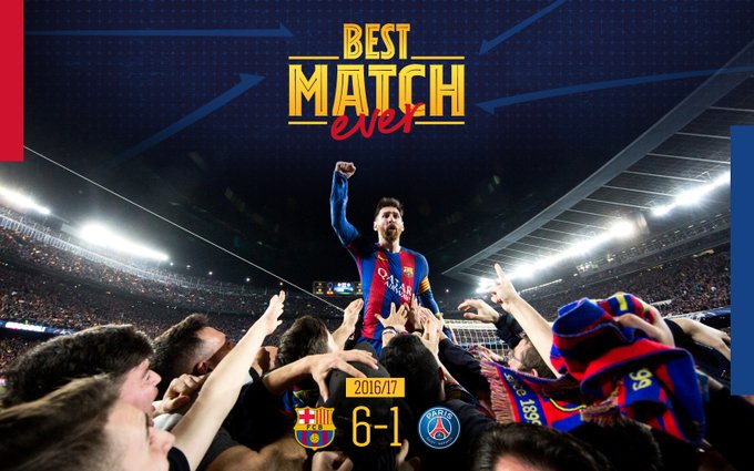 De remondata: FC Barcelona-PSG 6-1