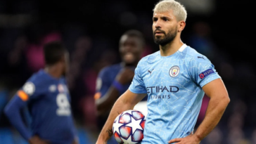 Sergio Agüero als speler van Manchester City