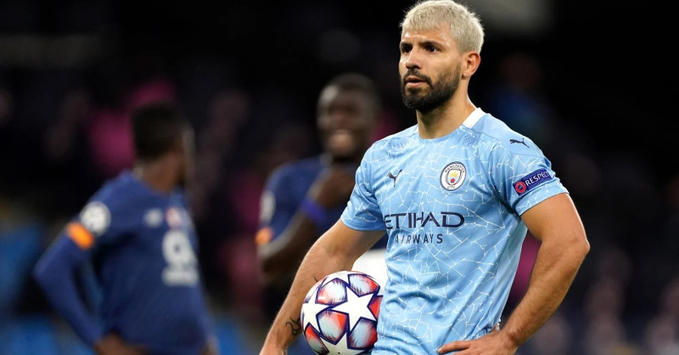 Sergio Agüero als speler van Manchester City