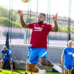 Memphis Depay training FC Barcelona